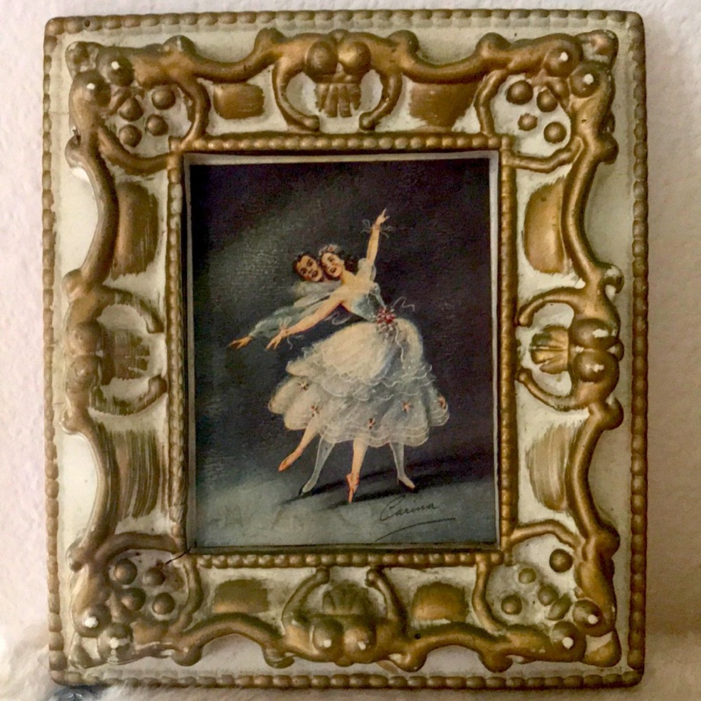 Vintage Ballerina Cottage-core Picture Small Size FINAL SALE